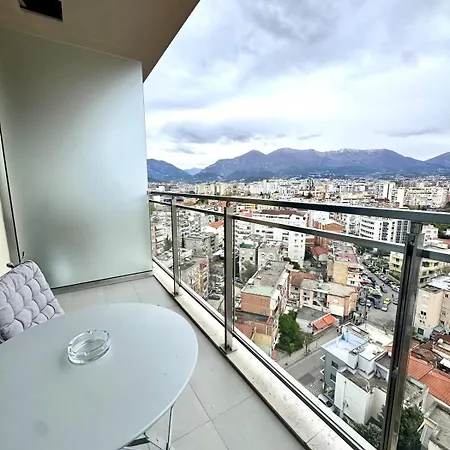 Elegance Golden Tower Skyview -12th Floor Balcony Tirana